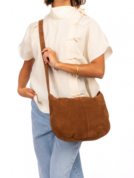 Suede crossbody bag Suede crossbody bag