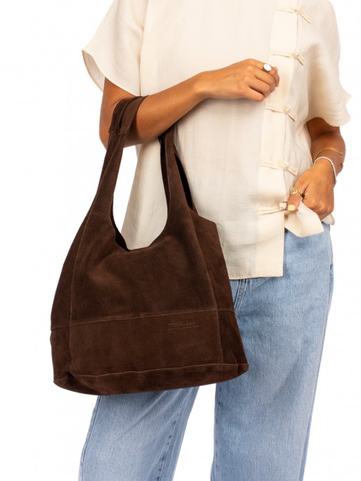 Mala Shopper em camurça Mala Shopper em camurça