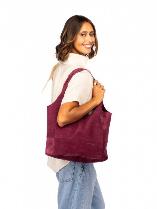 Suede shopper bag Suede shopper bag