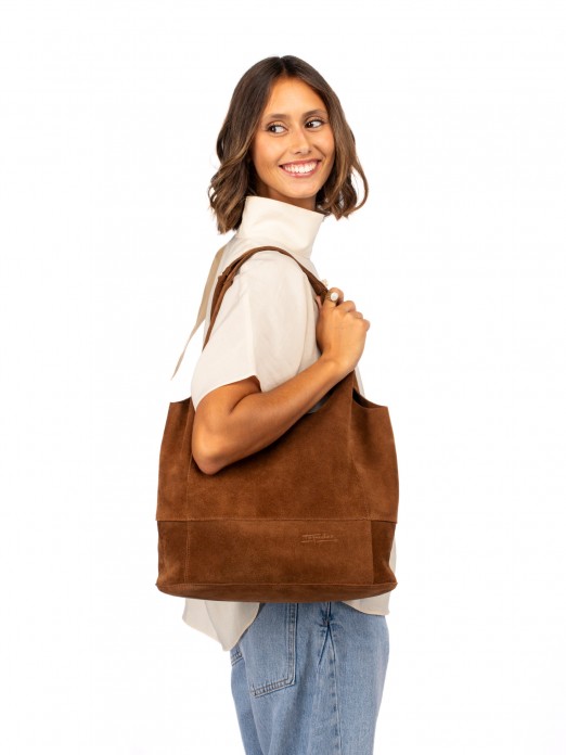 Mala Shopper em camur�a