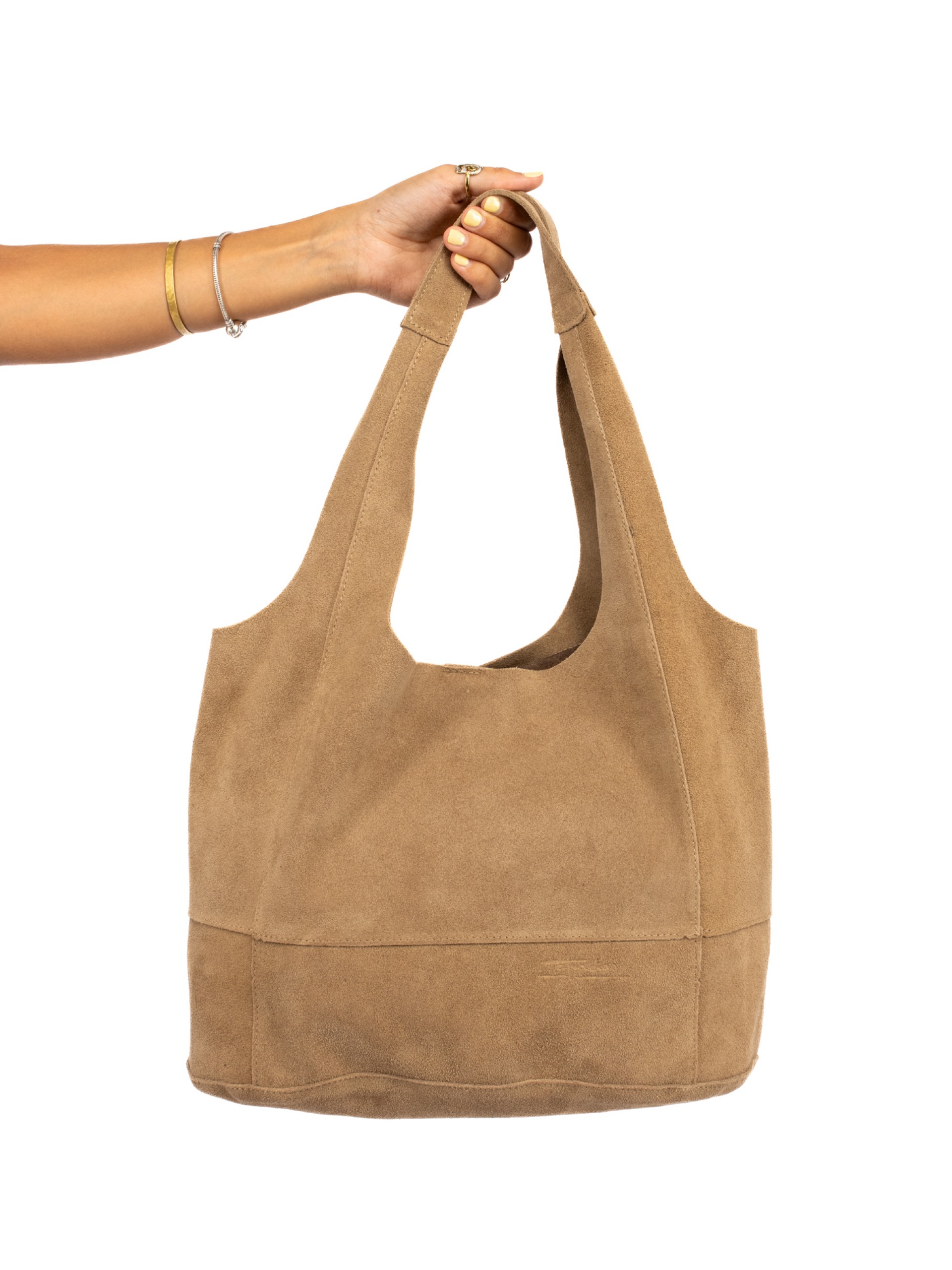 Mala Shopper em camurça