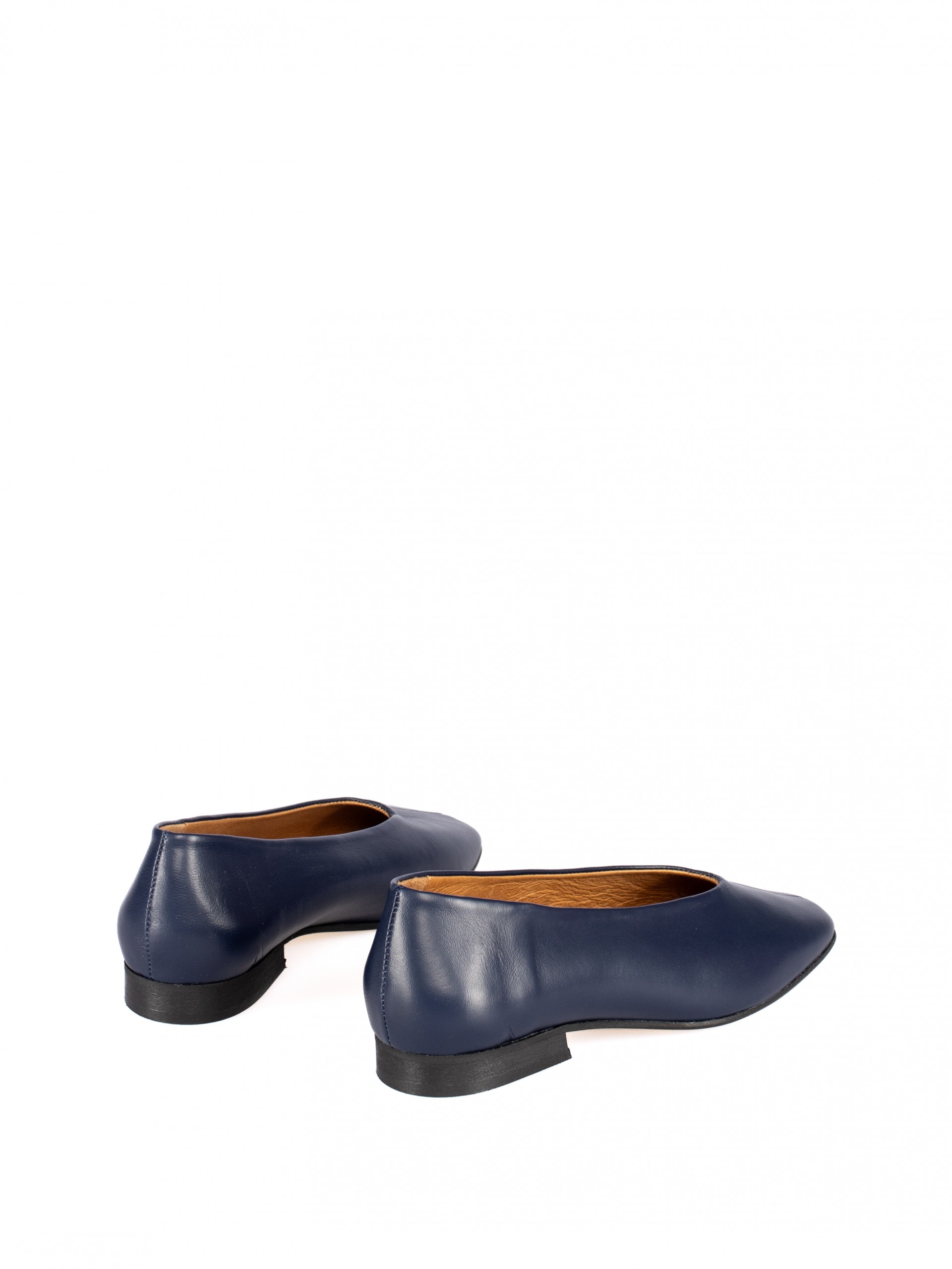 Leather Flat Shoes