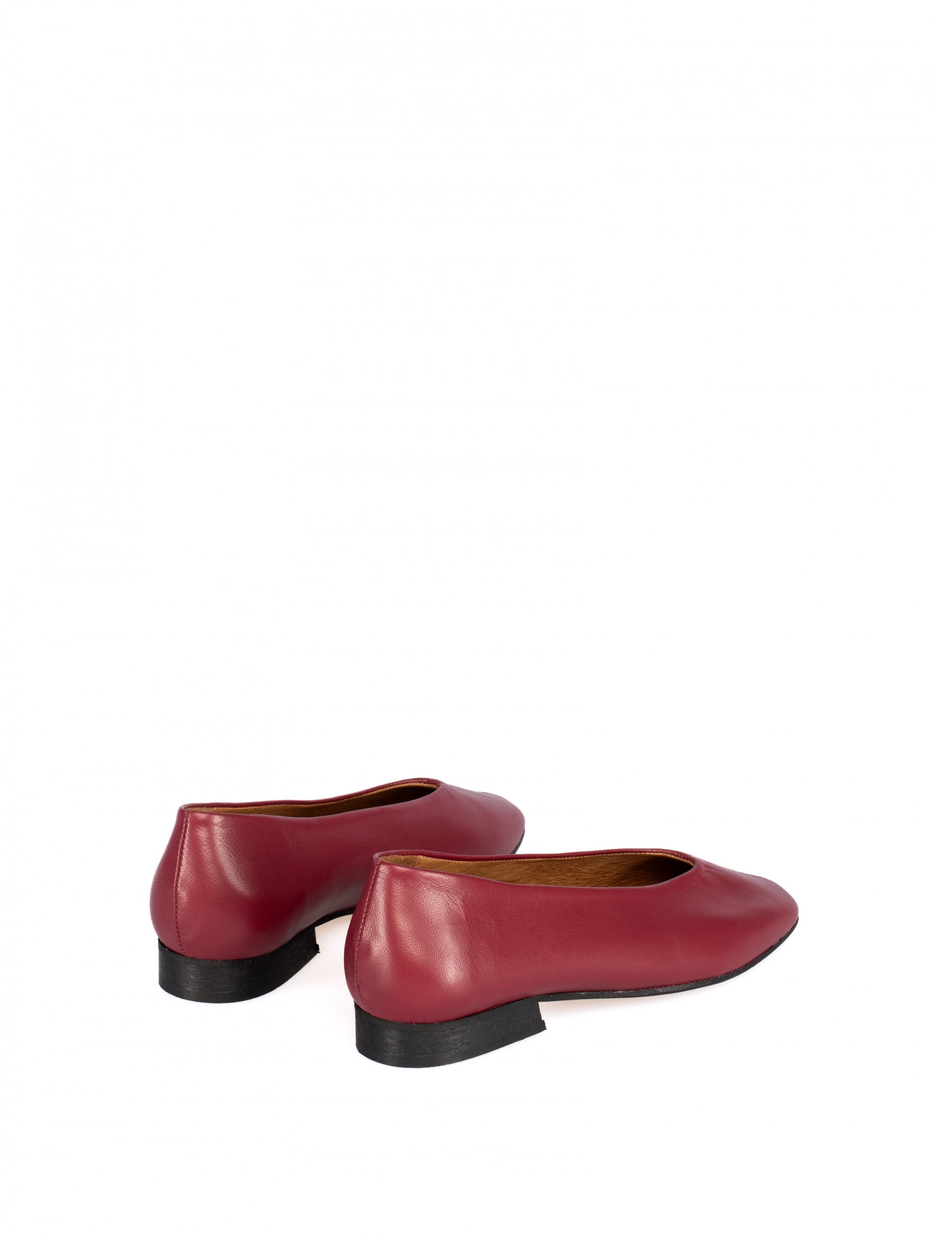 Leather Flat Shoes