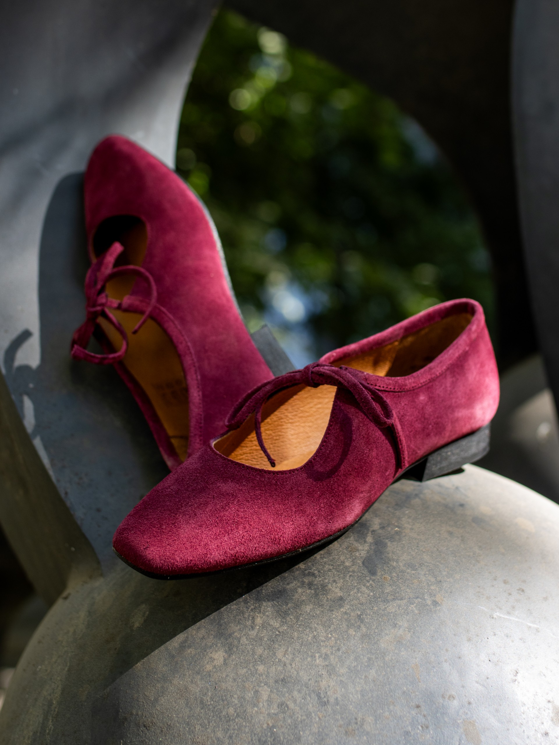 Suede Lace-Up Shoes